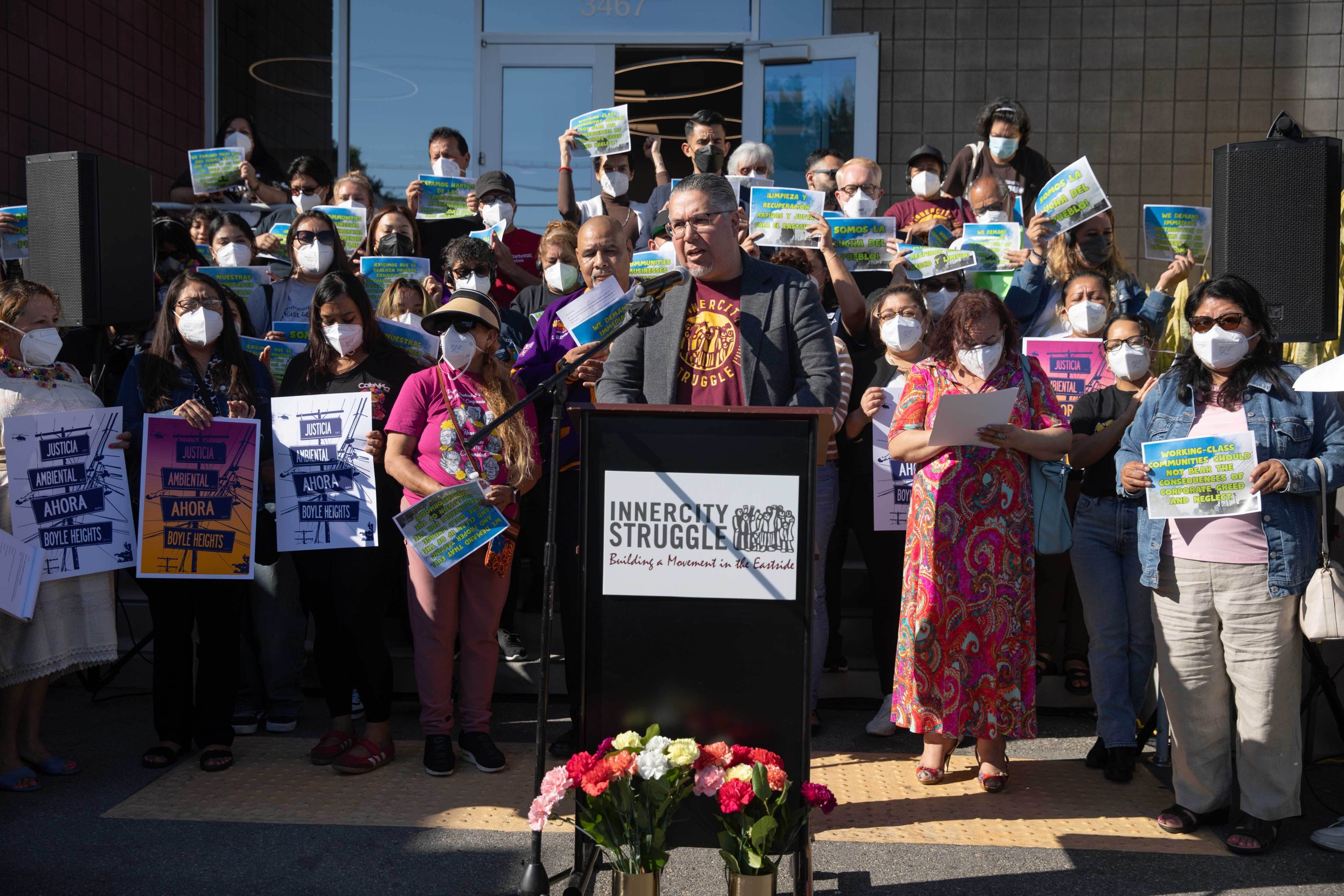 Community leaders demand action after Lineage fire